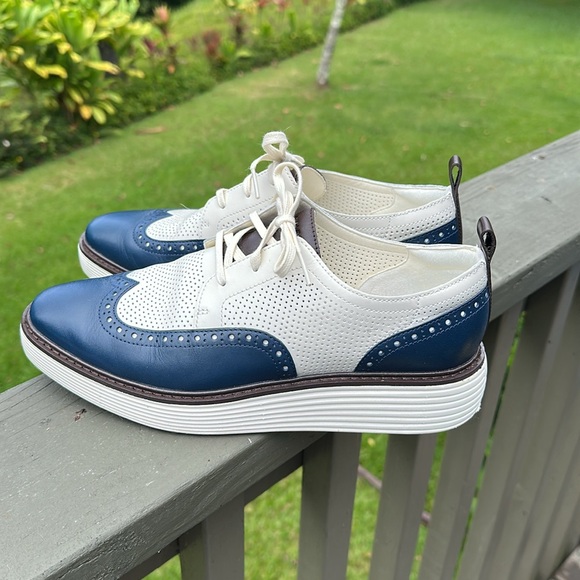 Cole Haan women’s platform wingtip oxfords - Picture 2 of 9